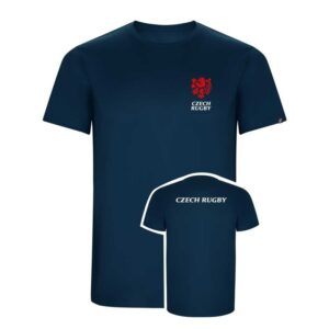 Tričko sport Czech Rugby (2E1s) - modré