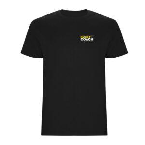 Tričko Rugby Coach - černé