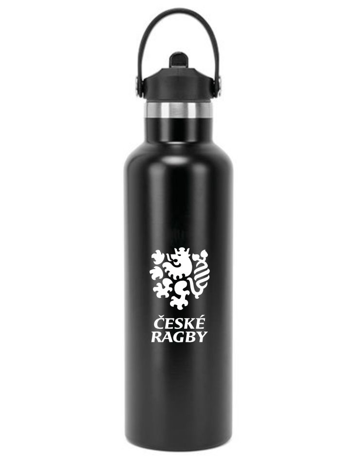 Láhev (1) České Ragby - černá - Obrázek 2
