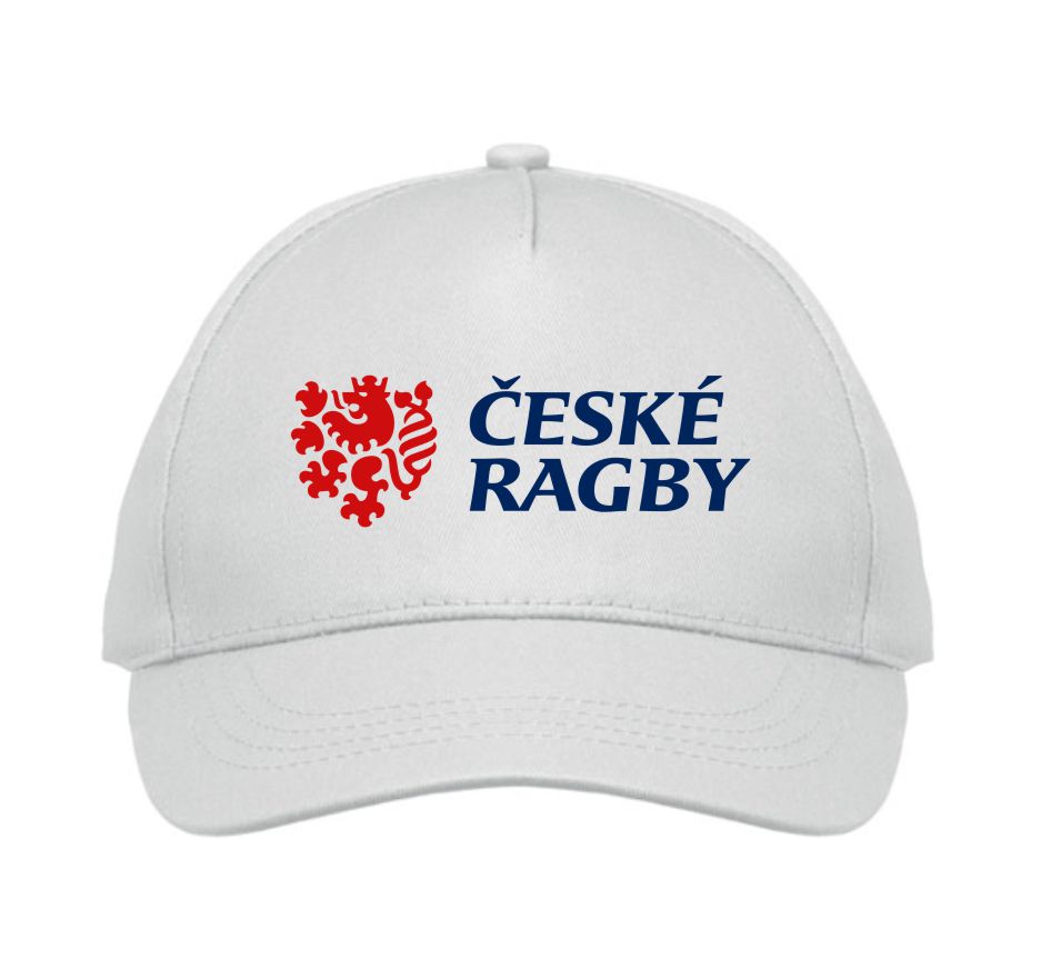 Kšiltovka České Ragby (2) dětská - bílá